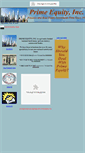 Mobile Screenshot of primeequityinc.net